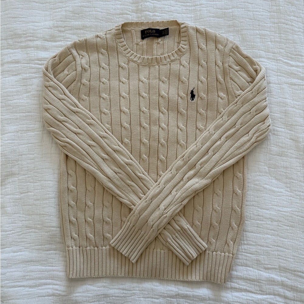 Polo Ralph Lauren Women Cable Knit Cotton Sweater
